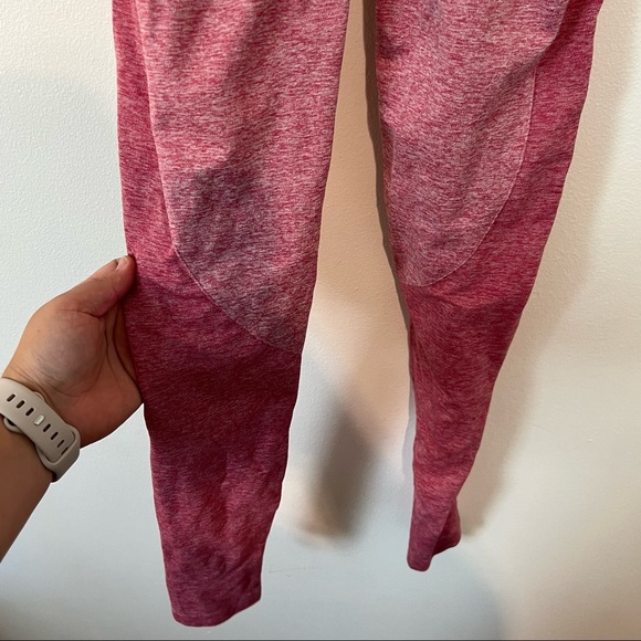 GymShark | shape lifting seamless pink athletic leggings size small - Picture 9 of 11